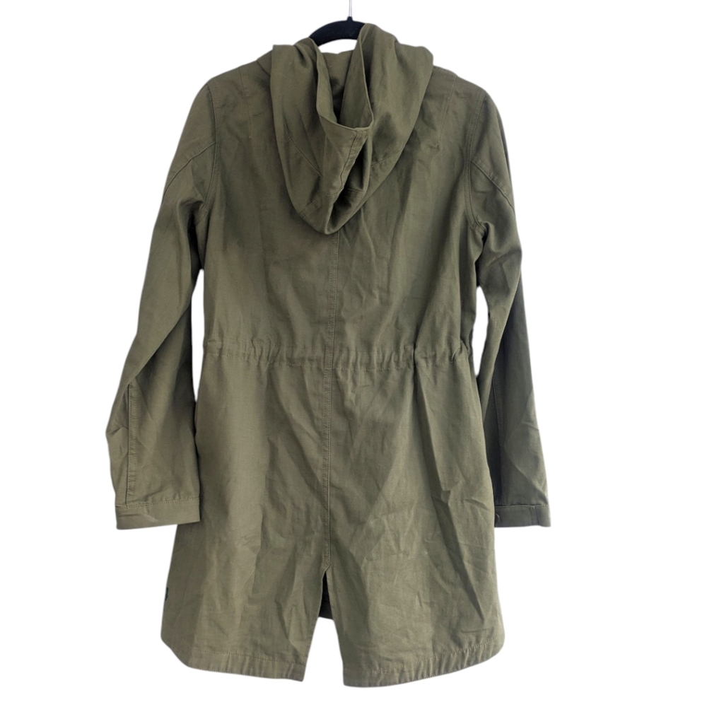 Pareto Green Organic Cotton Zip Snap Jacket - Picture 2 of 5